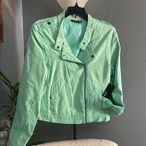 💚 a.n.a Mint Moto Utility Jacket | NWT | Size ___